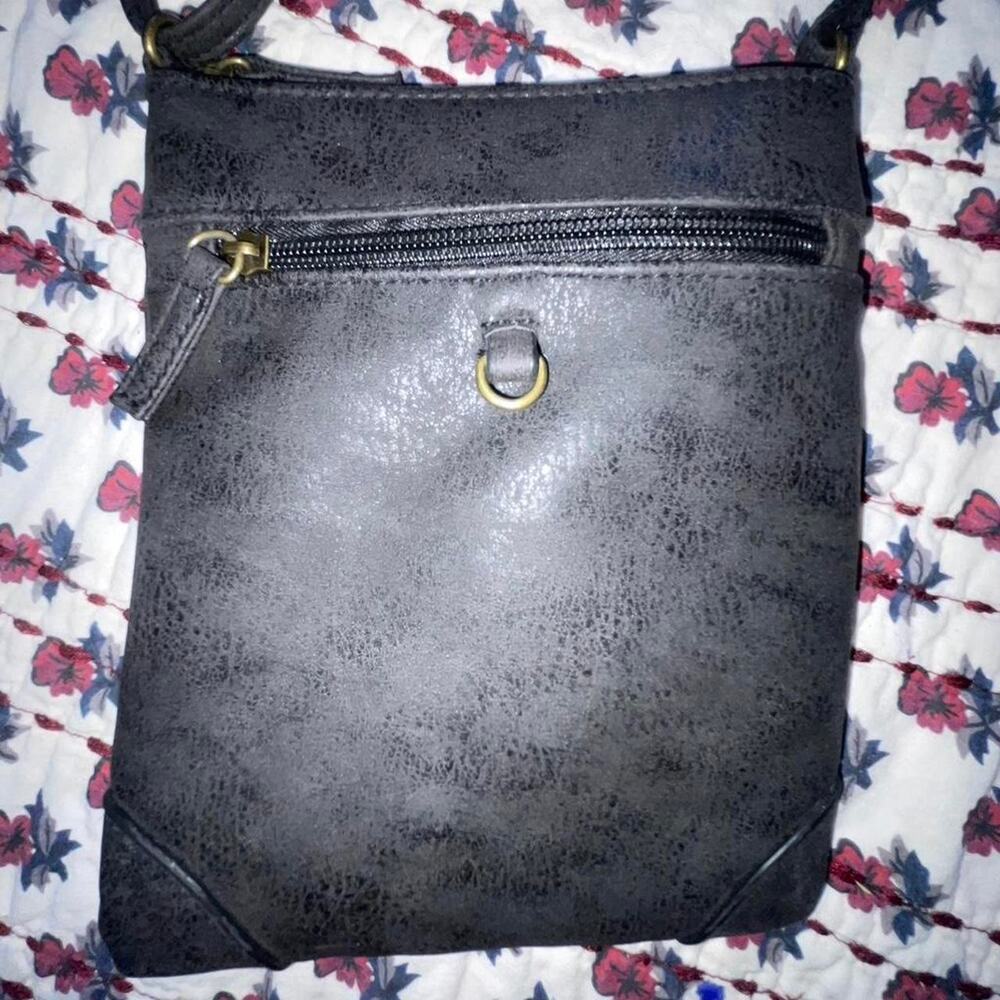 Small faux leather crossbody unbranded